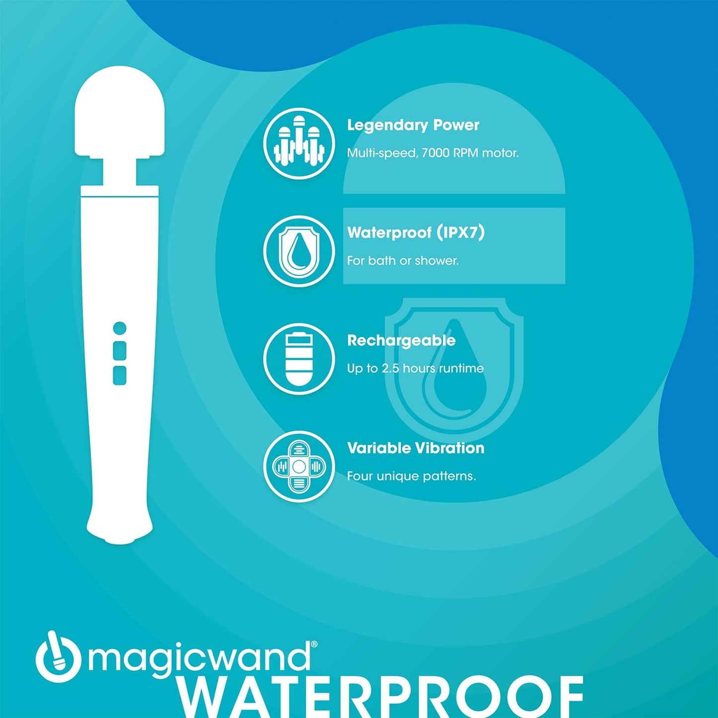 Magic Wand Waterproof HV-360 Personal Massager