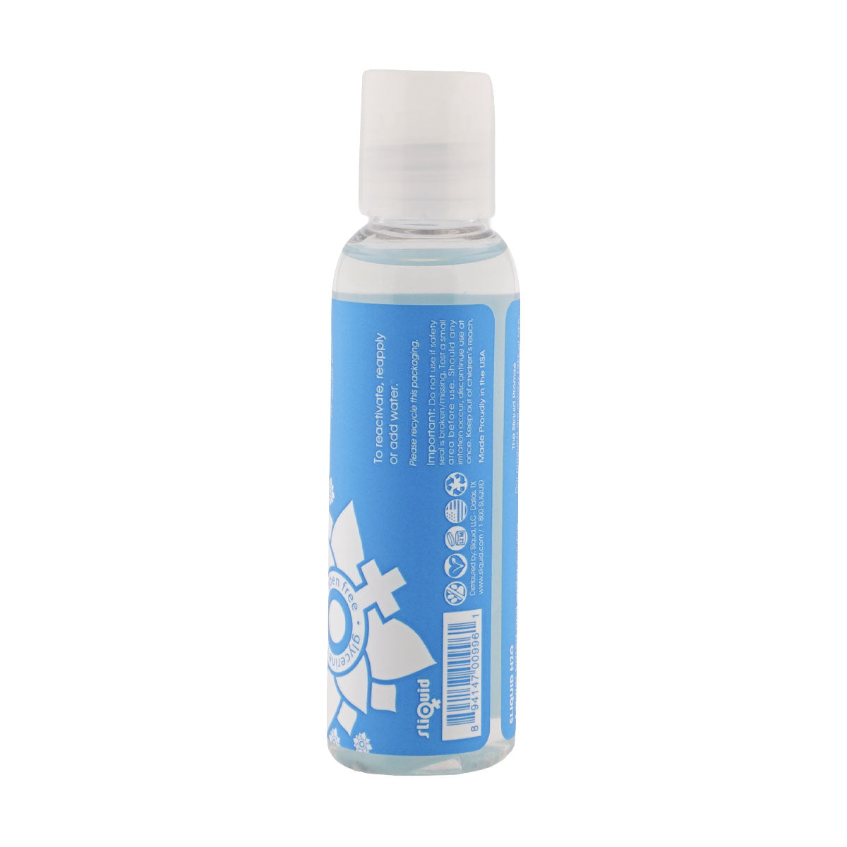 Sliquid Naturals H2O Water-Based Lubricant – 2 oz