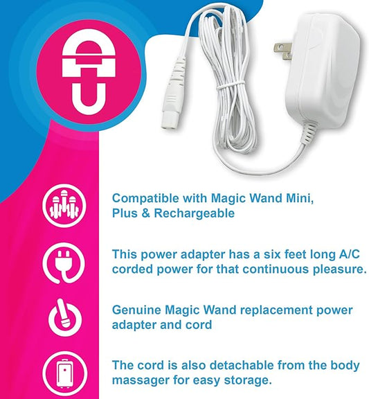 Replacement Charger for Magic Wand Mini HV-135 Personal Massager