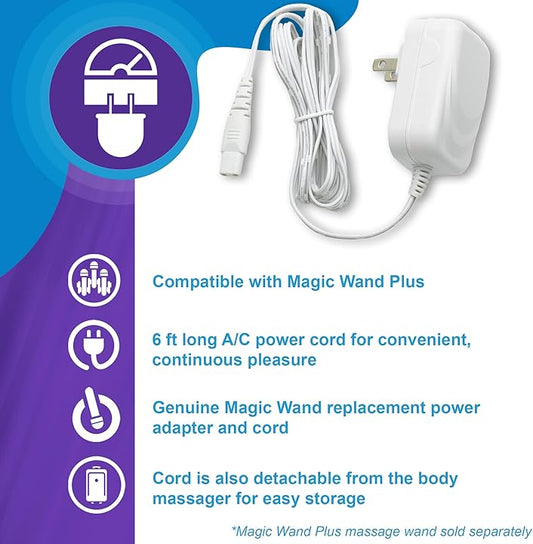 Replacement Charger for Magic Wand Plus HV-265 Personal Massager