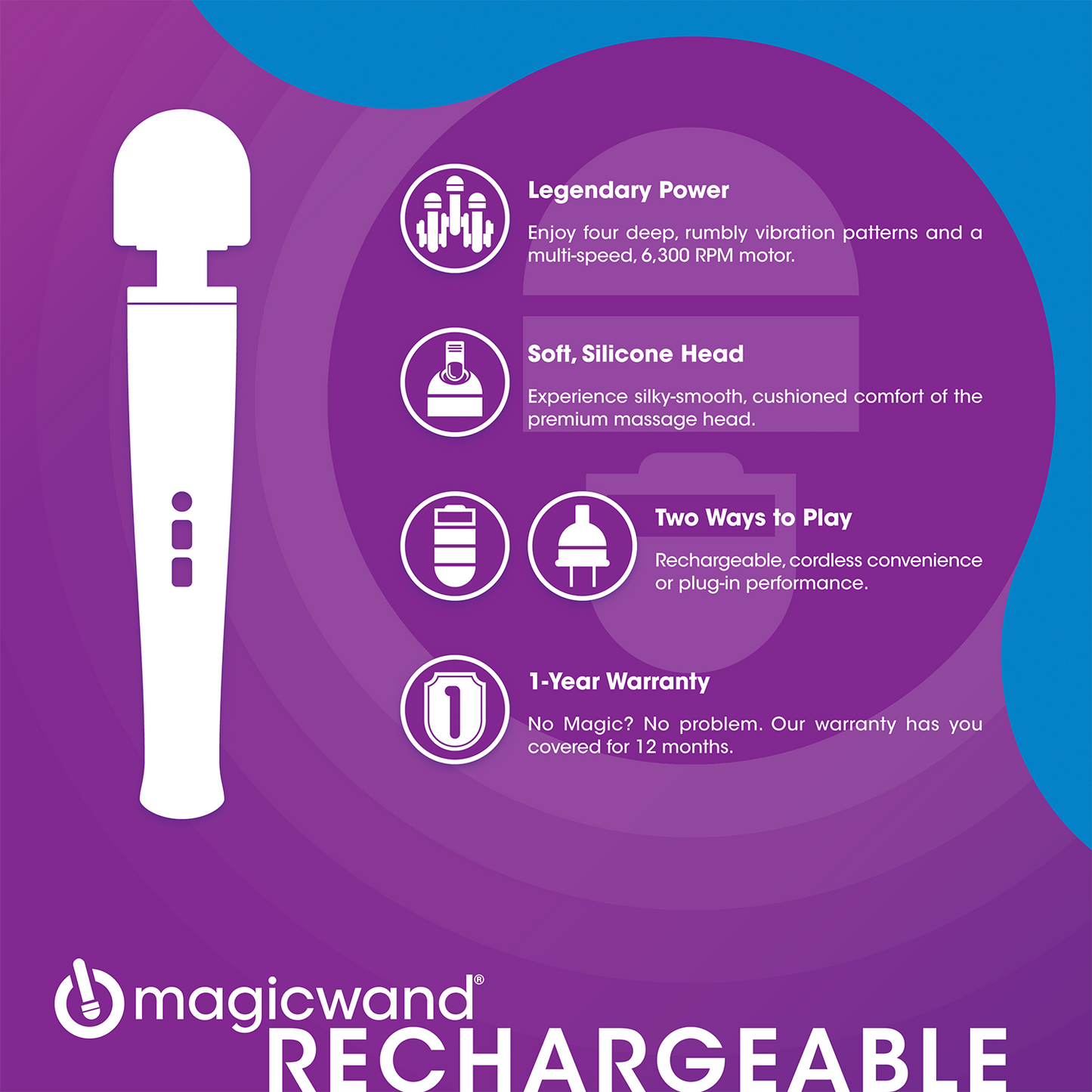 Magic Wand Rechargeable HV-270 Personal Massager