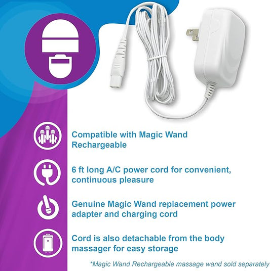 Replacement Charger for Magic Wand Rechargeable HV-270 Personal Massager