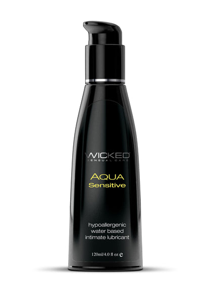 Wicked Aqua Sensitive Water-Based Lubricant – 4 oz