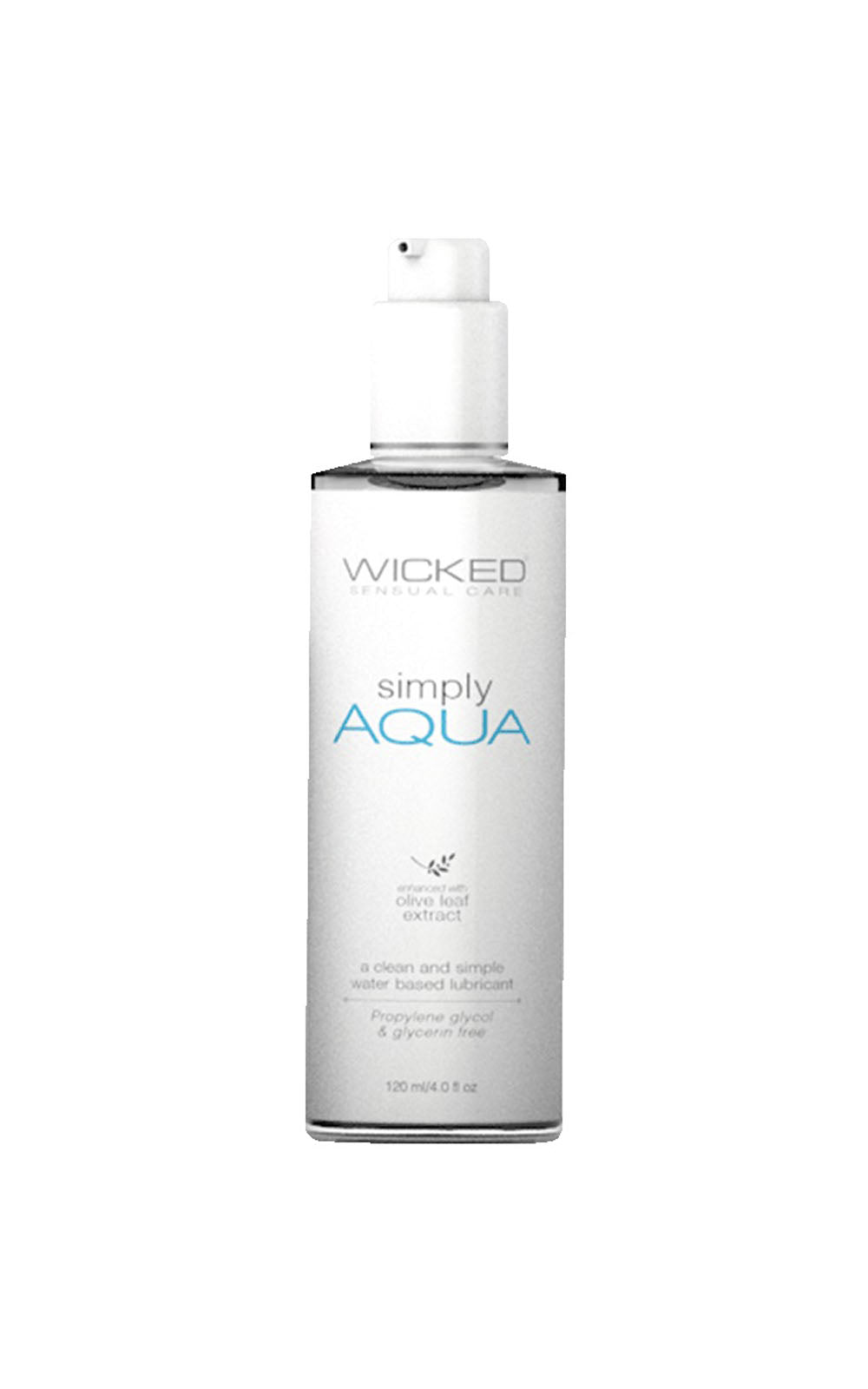Wicked Simply Aqua Fragrance-Free Lubricant – 4 oz