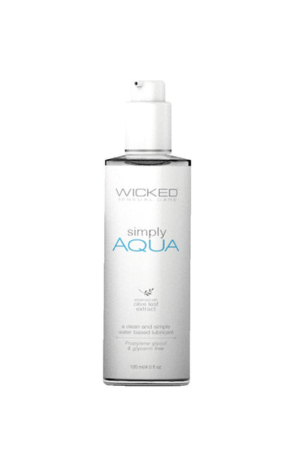 Wicked Simply Aqua Fragrance-Free Lubricant – 4 oz