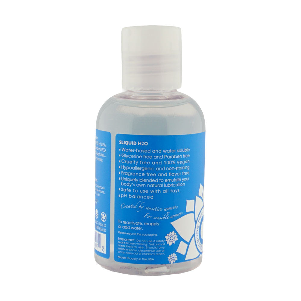 Sliquid Naturals H2O Water-Based Lubricant – 4.2 oz
