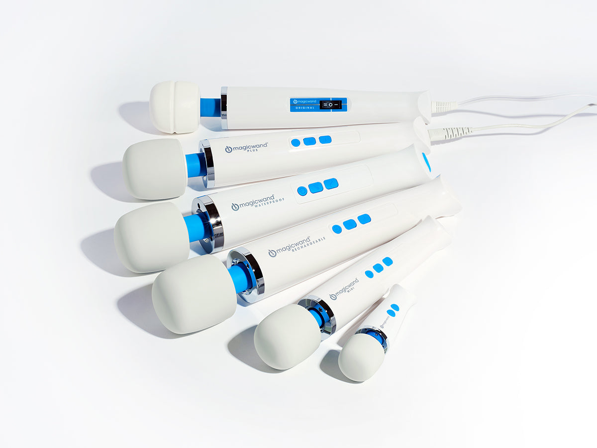 The six-model Magic Wand family, including Magic Wand Waterproof